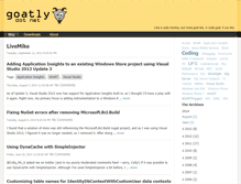 Tablet Screenshot of goatly.net
